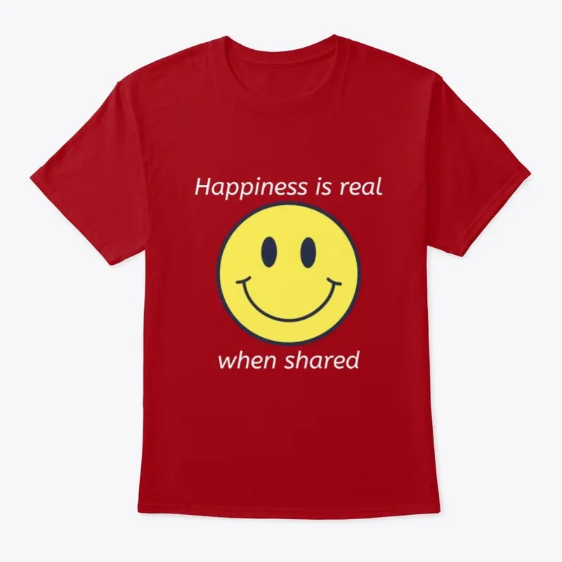 Smiley happy face t-shirt | quotes